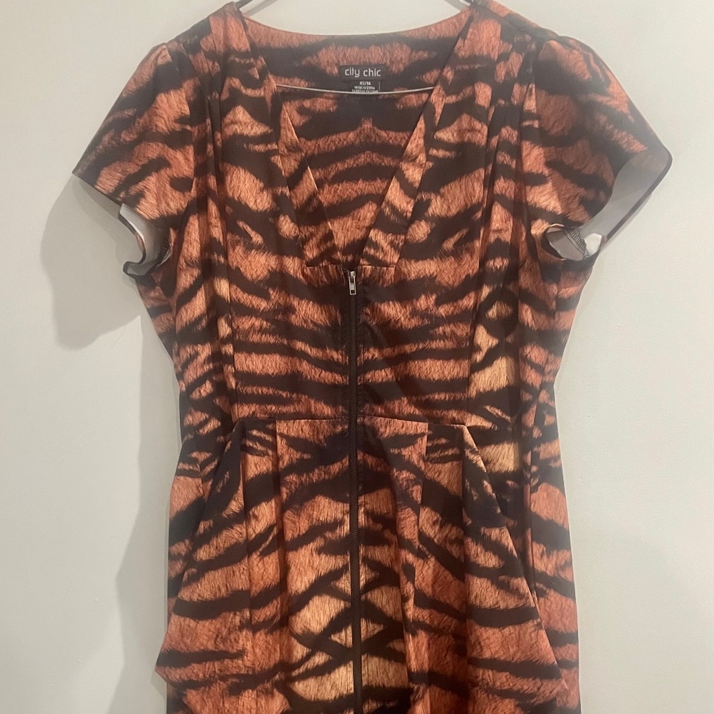 Animal Print Tunic Dress